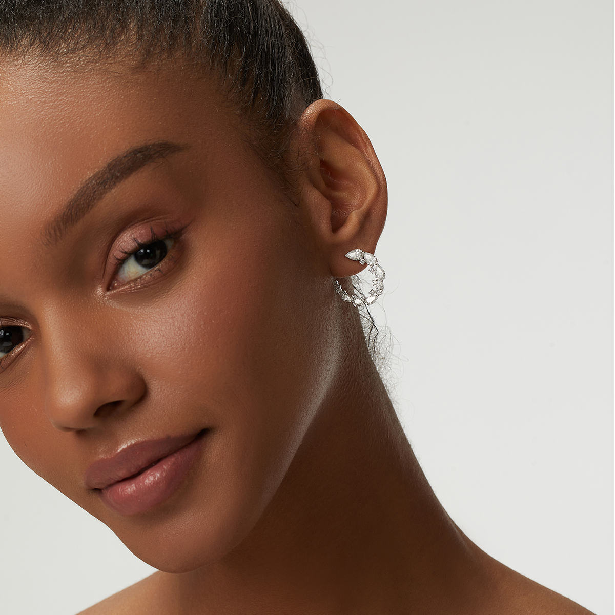 Earrings in 18k white Gold