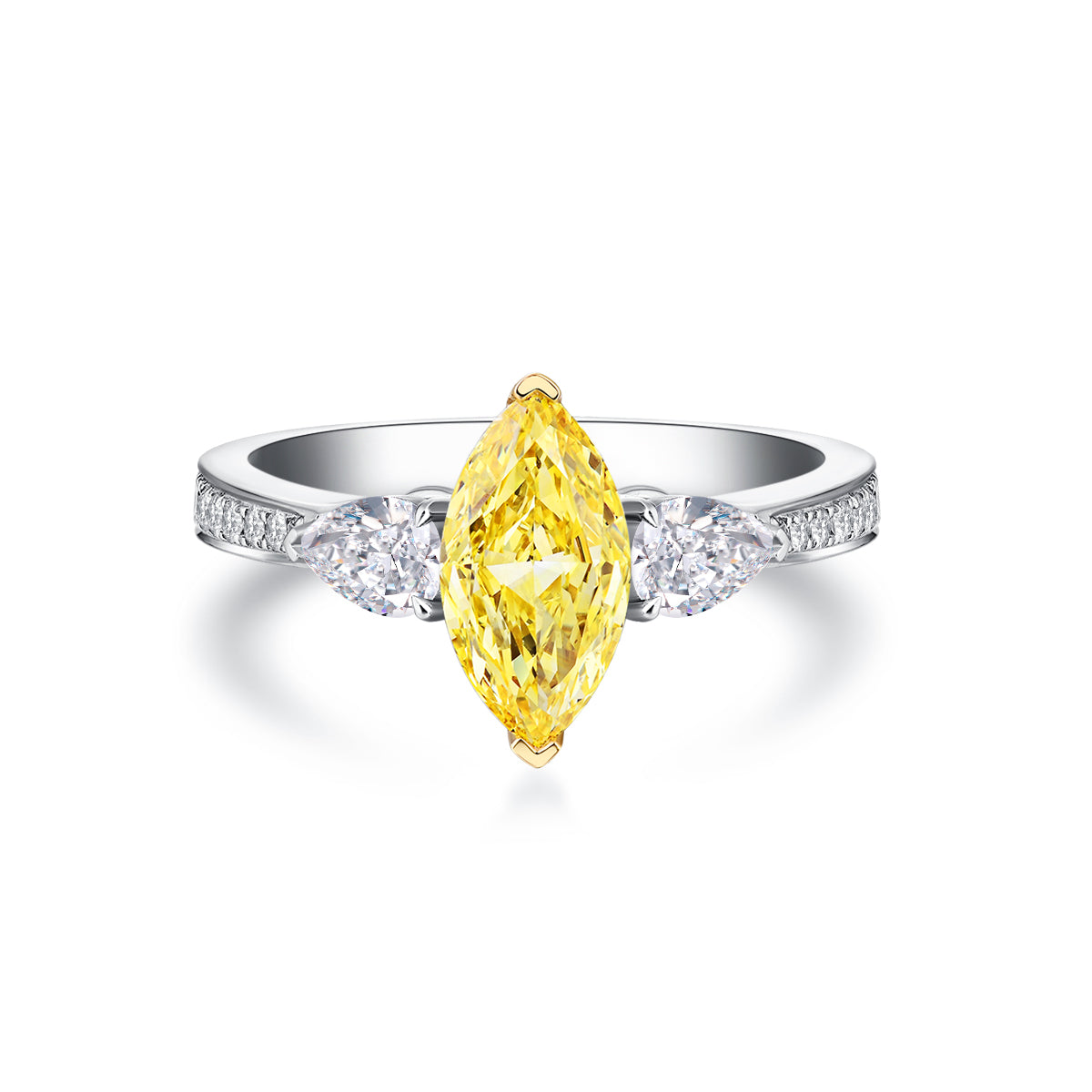 Marquise Cut yellow