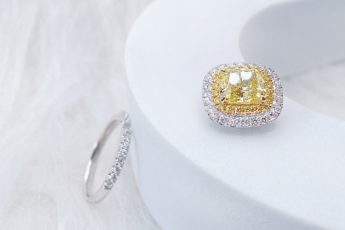 Warm Beauty of Yellow Diamonds
