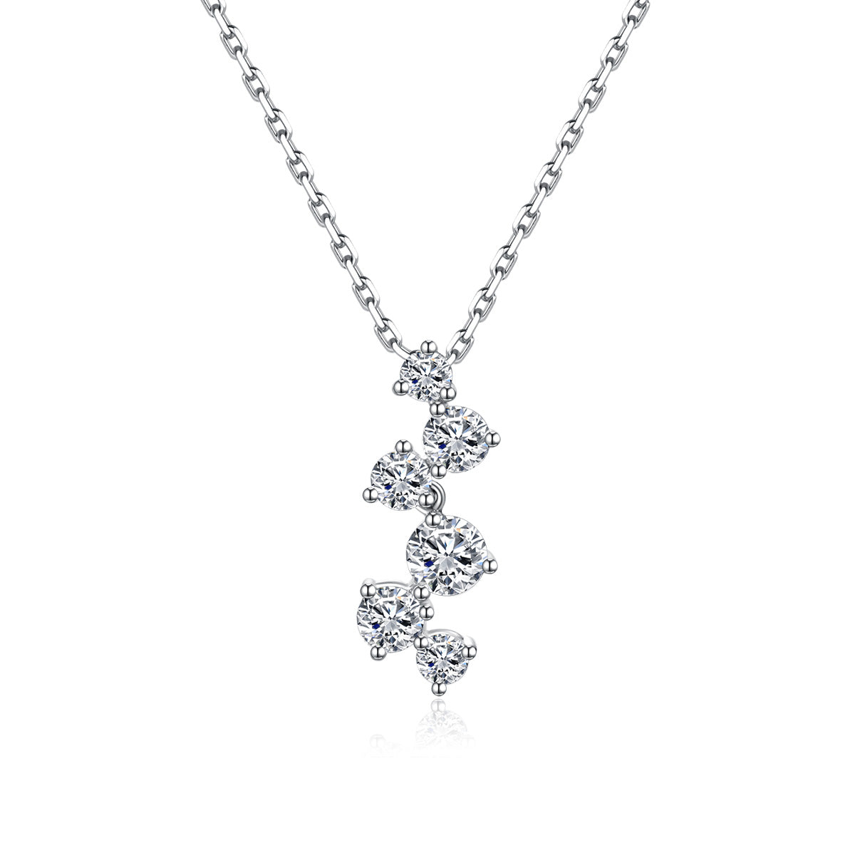 Milestone Lab Grown Diamond Necklace in 18k Gold  ( 0.5 Ct Tw)