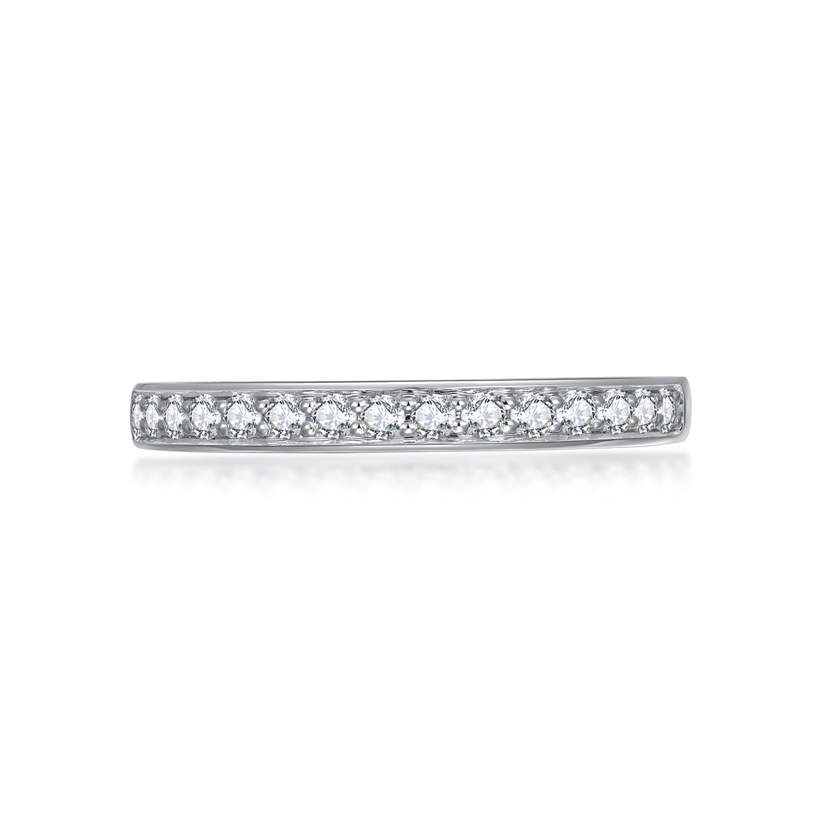 Channel Set Lab Grown Diamond Wedding Band (0.19 Ct Tw)