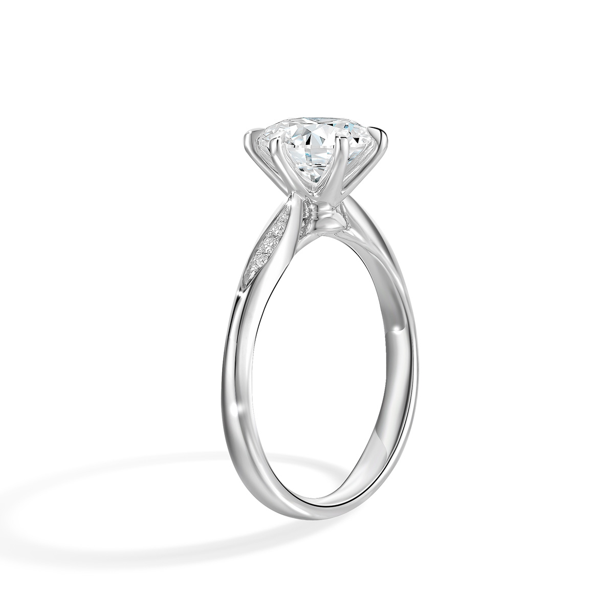 Lab-Grown Diamond 1.5ct. tw. 18k White Gold Rings Six Prong