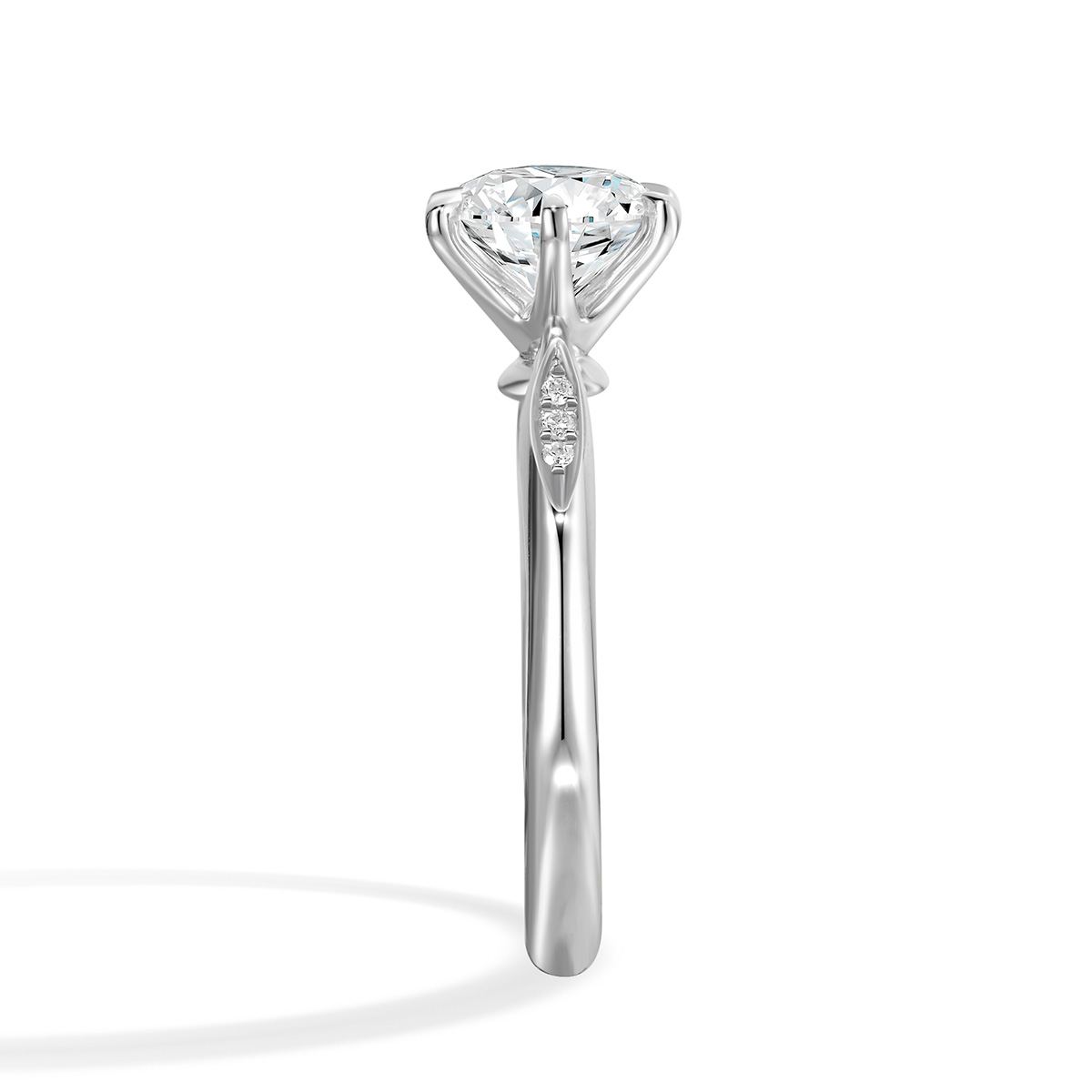 Lab-Grown Diamond 1.5ct. tw. 18k White Gold Rings Six Prong