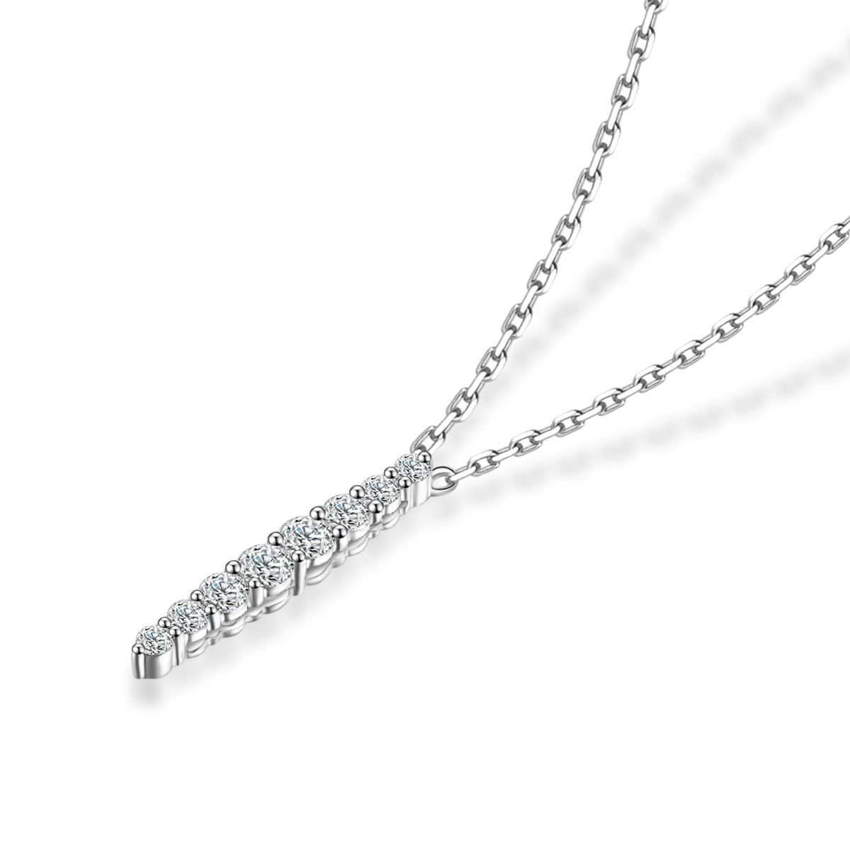 Comet Lab Grown Diamond Necklace in 18k Gold ( 0.2 Ct Tw)