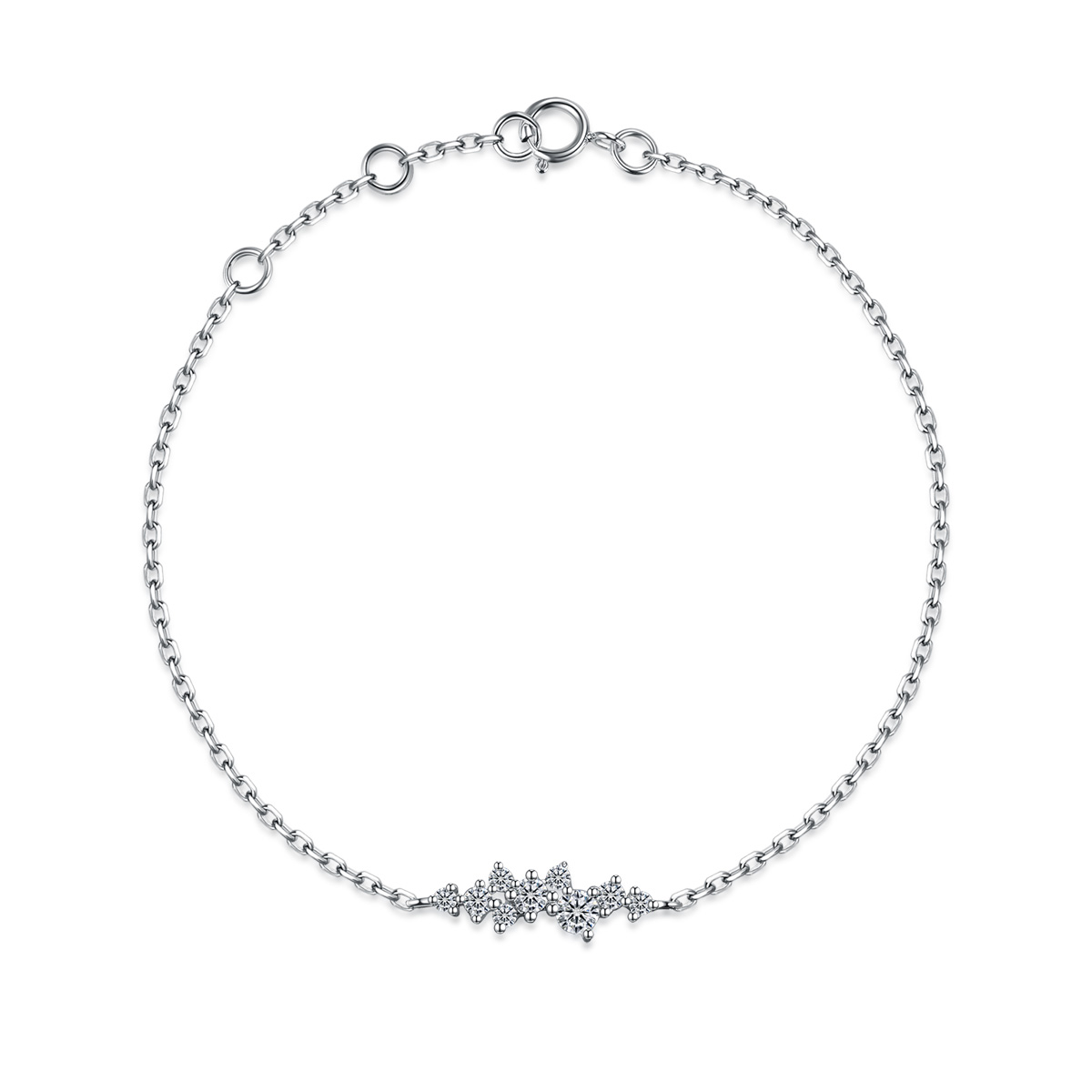 Galaxy Stars Lab Grown Diamond Bracelet in 18k Gold( 0. 2 Ct Tw)