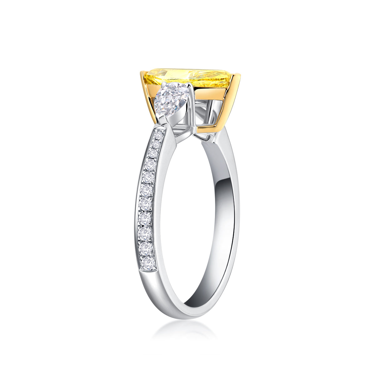 Marquise Cut yellow