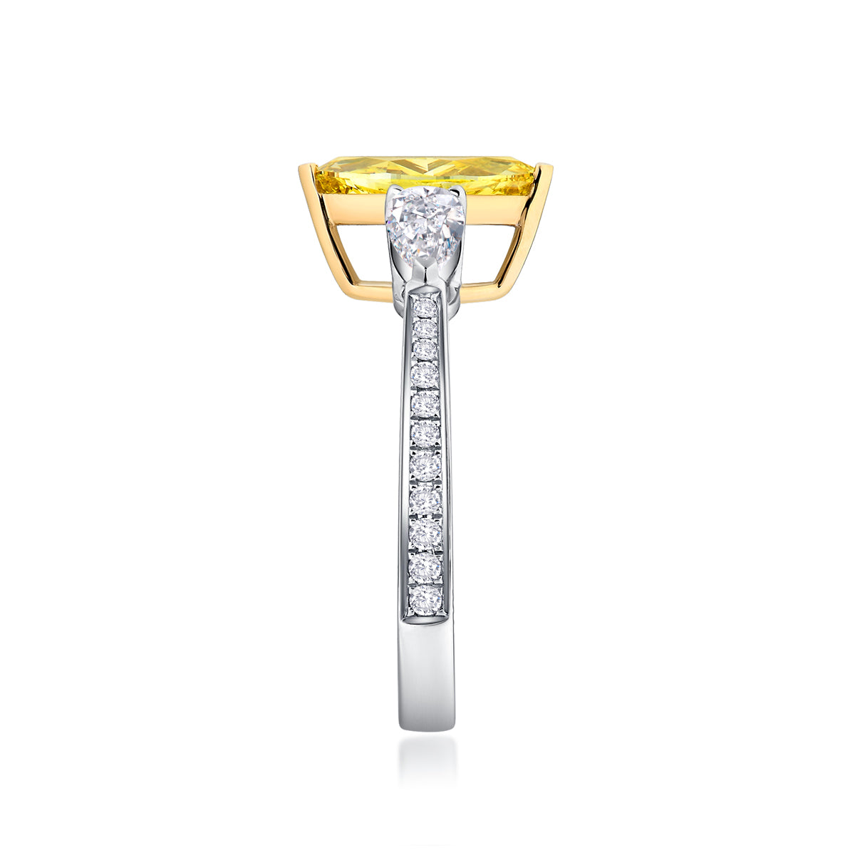 Marquise Cut yellow