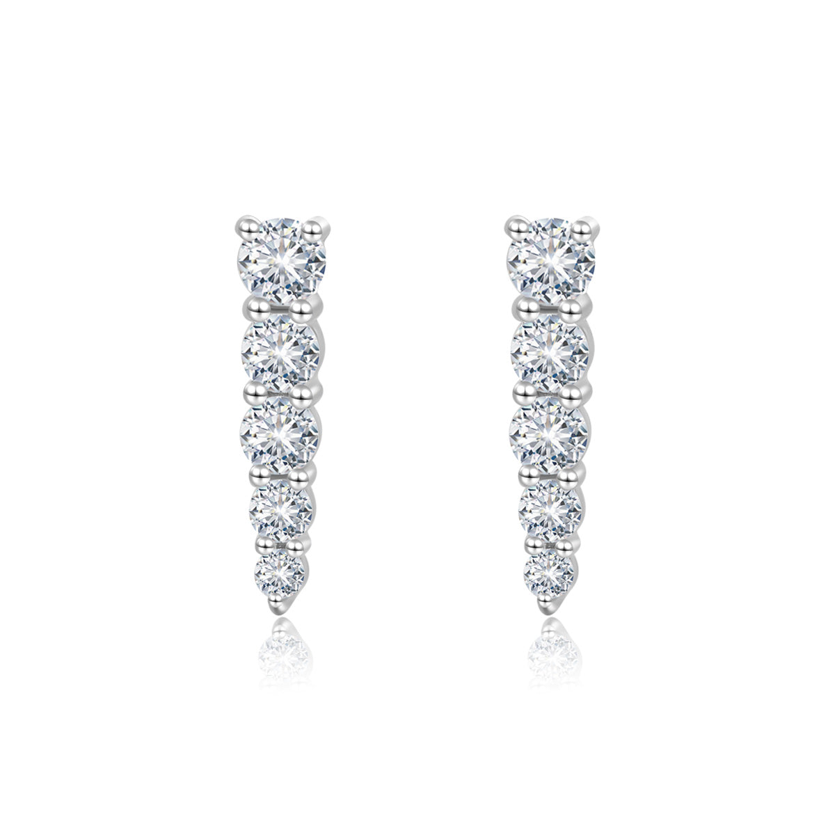 Comet Lab Grown Diamond Drop Earrings in 18k Gold ( 0.25 Ct Tw)