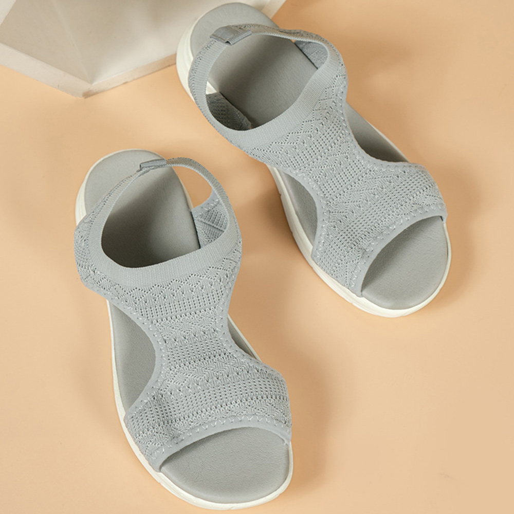 Gentlemenmode™ Sommerliche Damen-Slipper-Sandalen aus Fliegenstrick