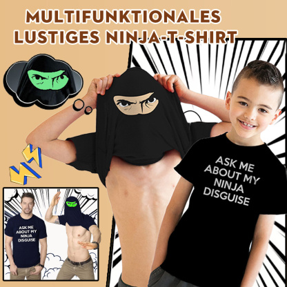 Metallwolke Lustiges kurzärmeliges Ninja-T-Shirt aus der Familienserie