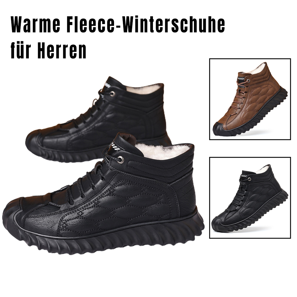 Gentlemenmode™ Warme Herren-Schneeschuhe aus Fleece für den Winter