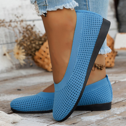Gioiacombo™ Nuove scarpe casual piatte in maglia traspirante da donna