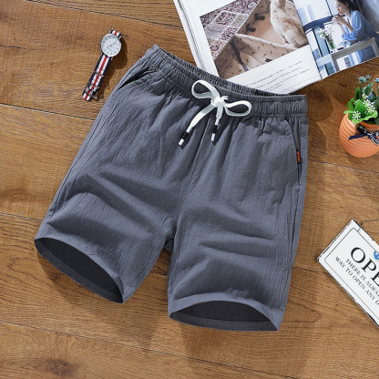Gentlemenmode™ Lockere Sommer-Strandhose für Herren aus Baumwolle und Leinen