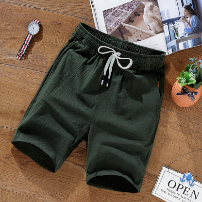 Gentlemenmode™ Lockere Sommer-Strandhose für Herren aus Baumwolle und Leinen