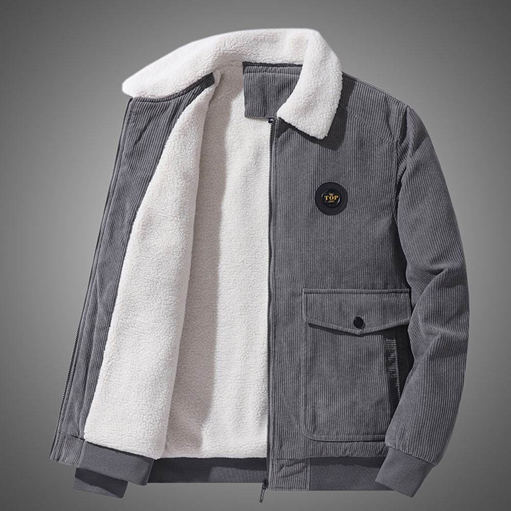 Hibote™ Cordjacke aus Fleece für Herren