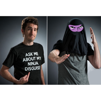 Metallwolke Lustiges kurzärmeliges Ninja-T-Shirt aus der Familienserie