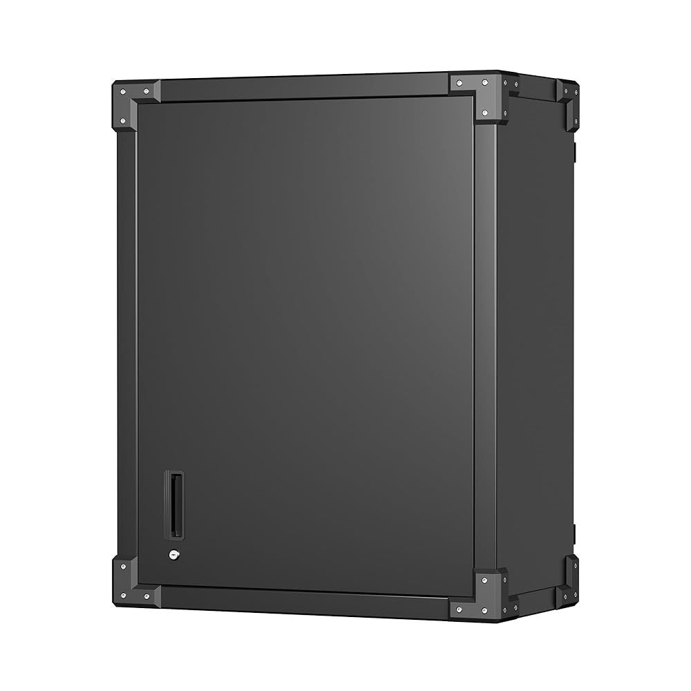 Narrow single open cabinet black窄单开吊柜黑