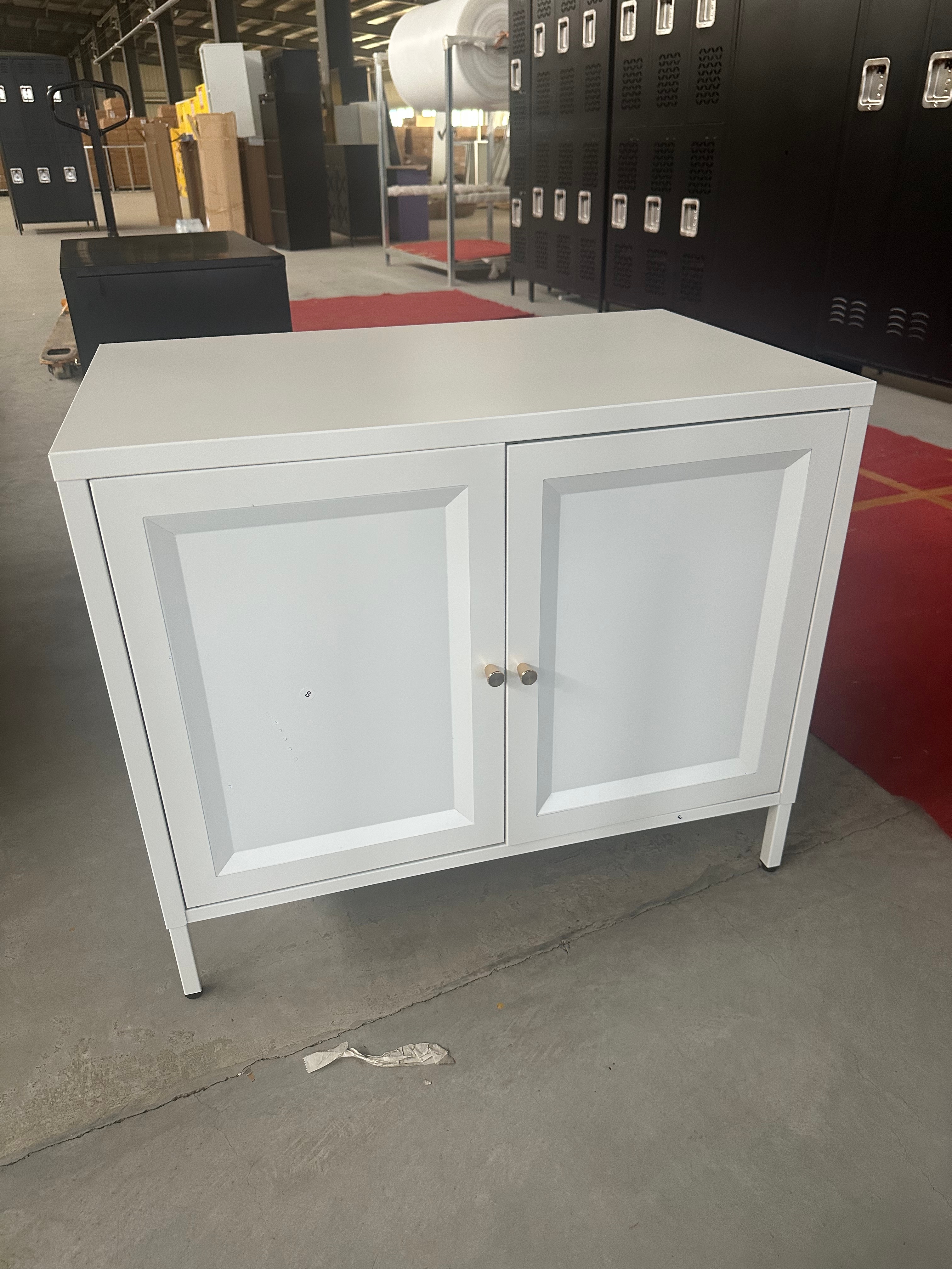 Double-door standing pet cabinet对开门站脚宠物柜