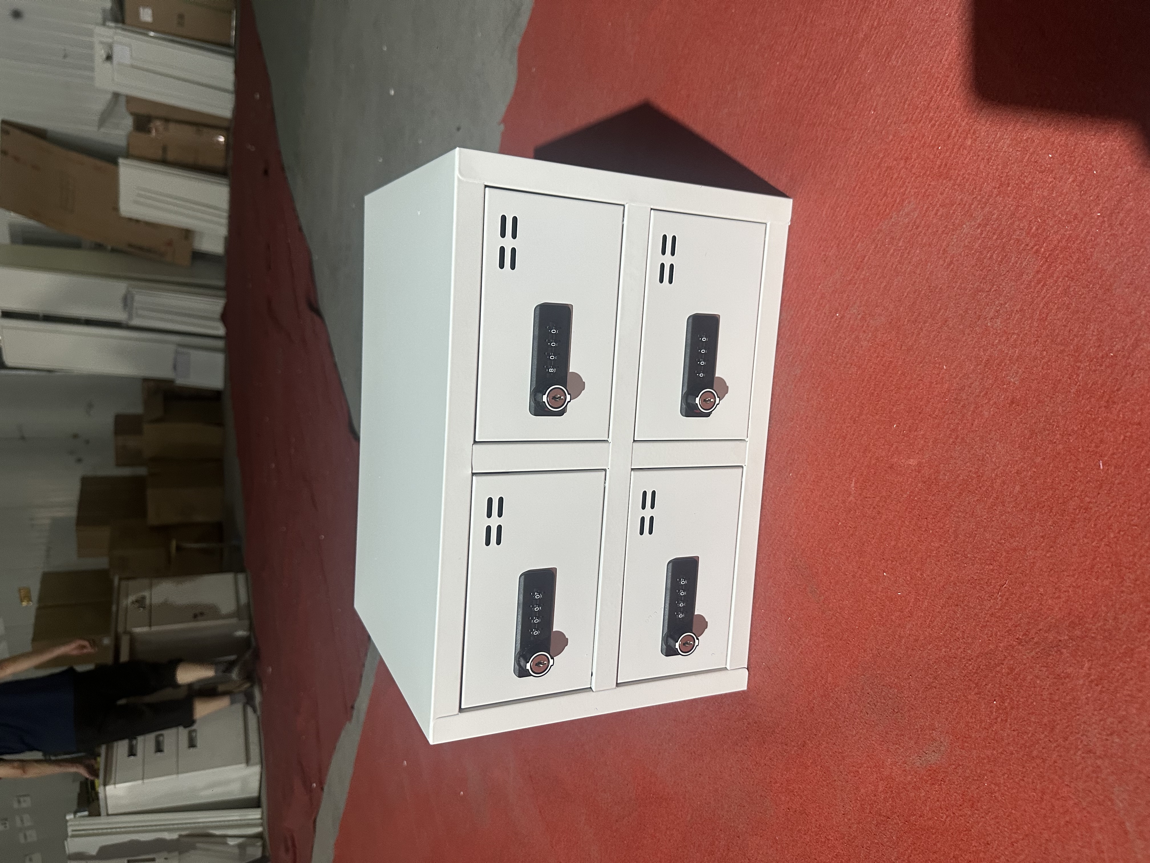 Password lock storage cabinet 密码锁收纳柜黑/白日