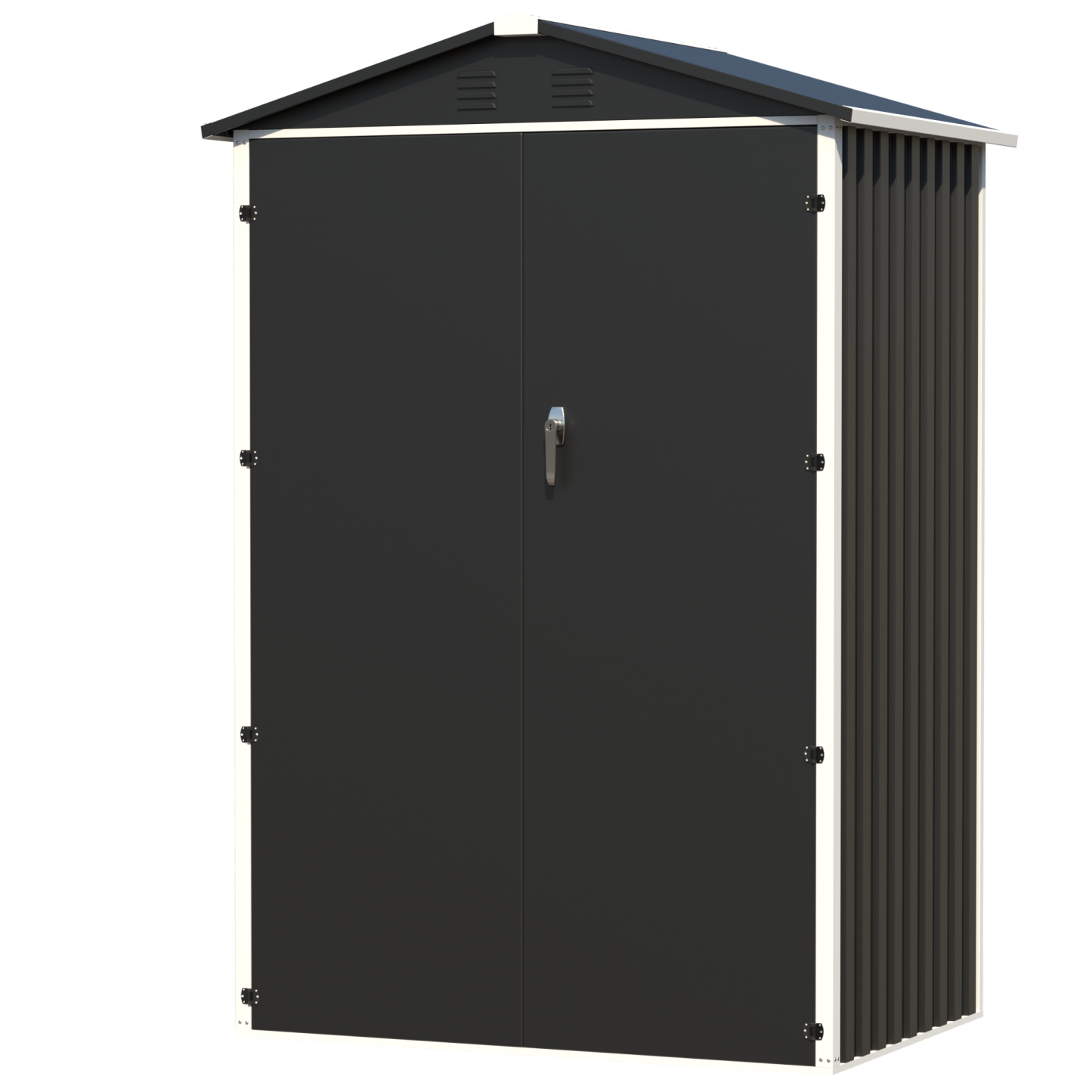 Metal shed for garden storage 643