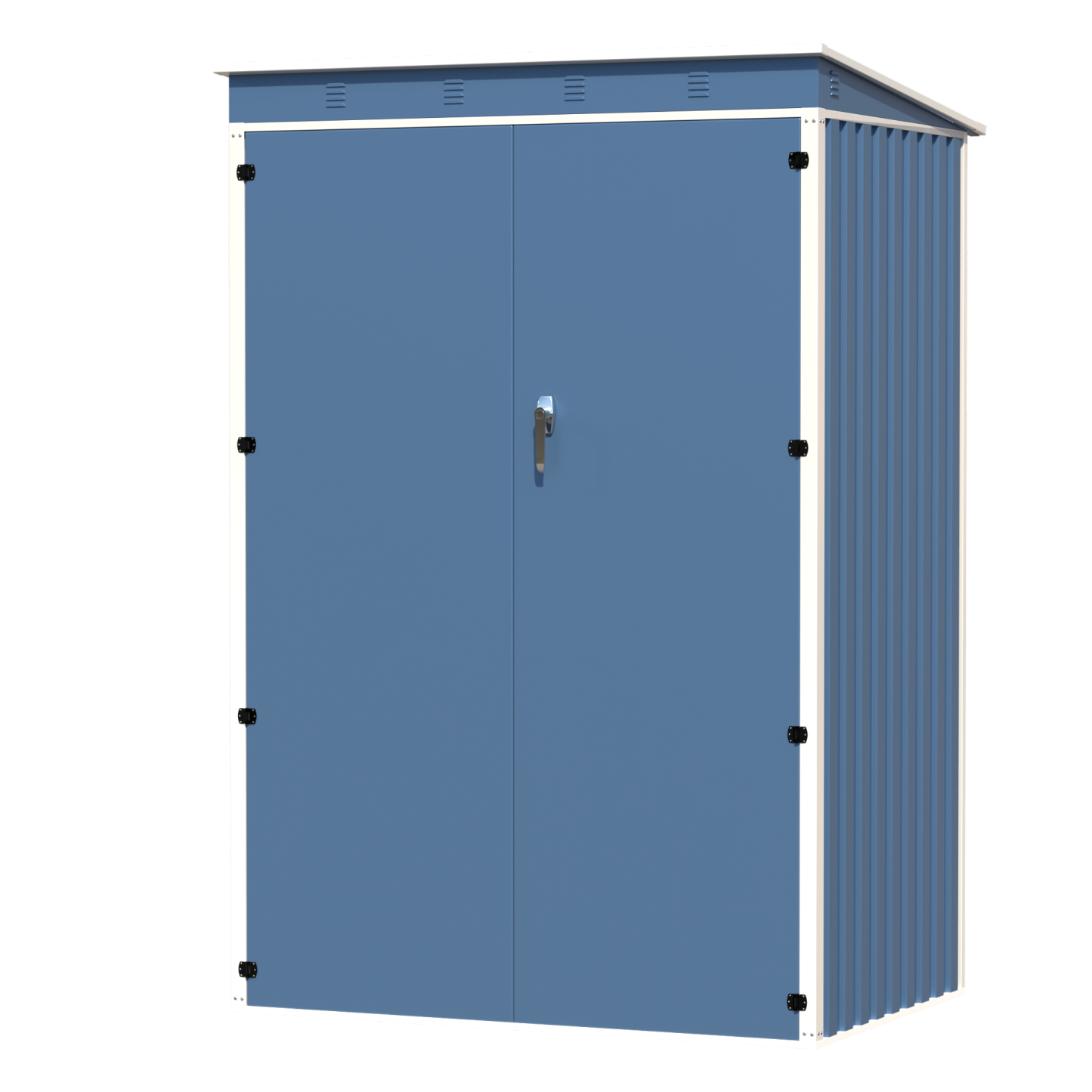 Metal shed for garden storage 643