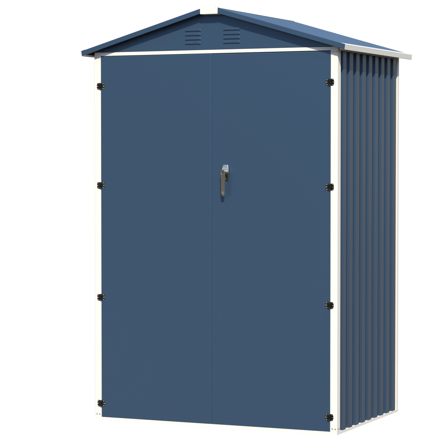 Metal shed for garden storage 643