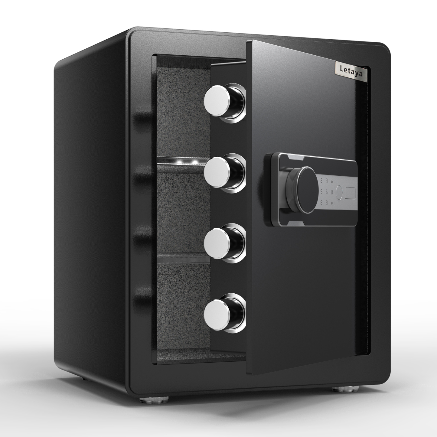 Letaya Steel Security Safe Box 1.5 Cubic Feet (Keypad Lock)