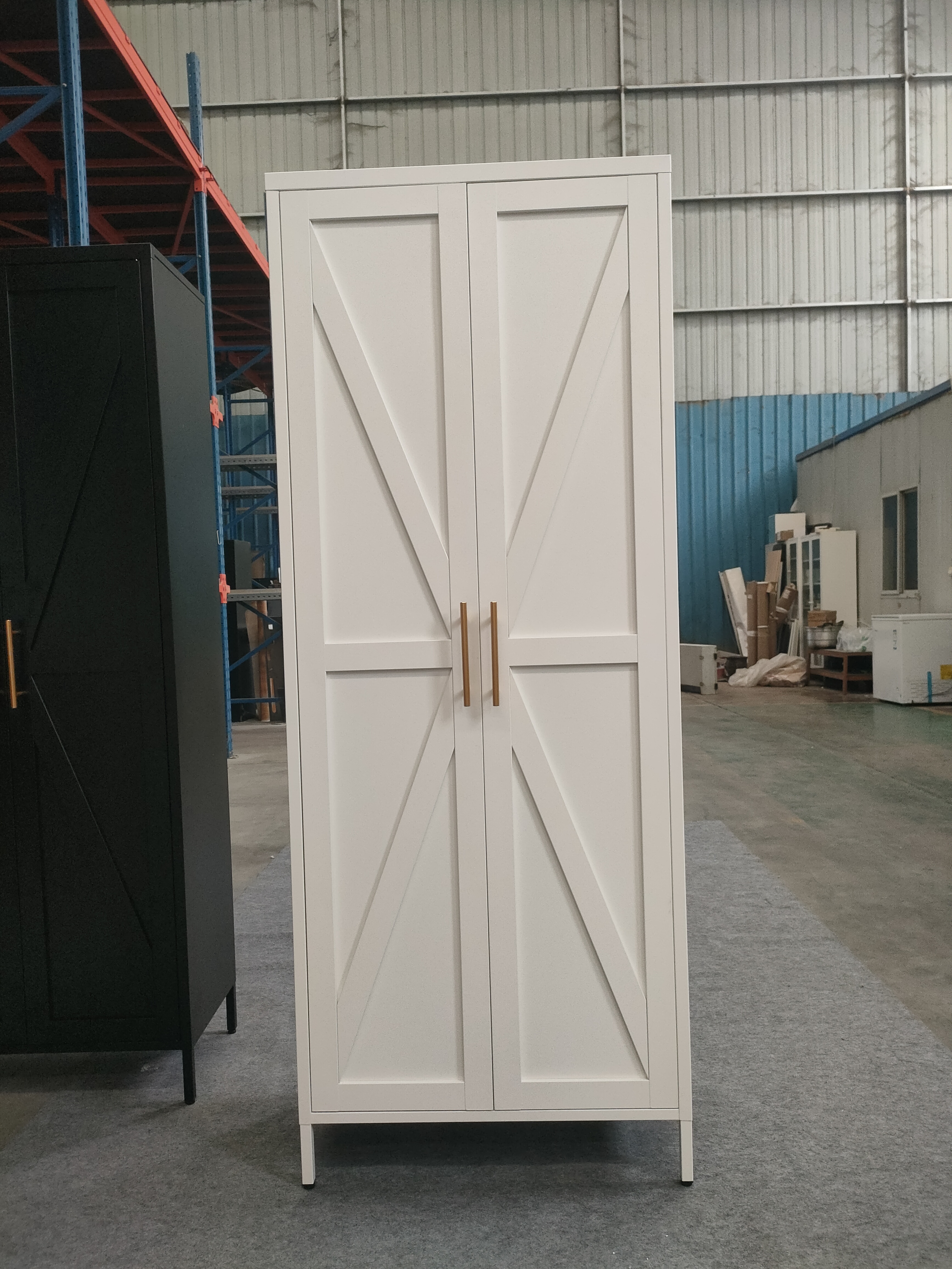 Pressure locker with open door压型对开门更衣柜