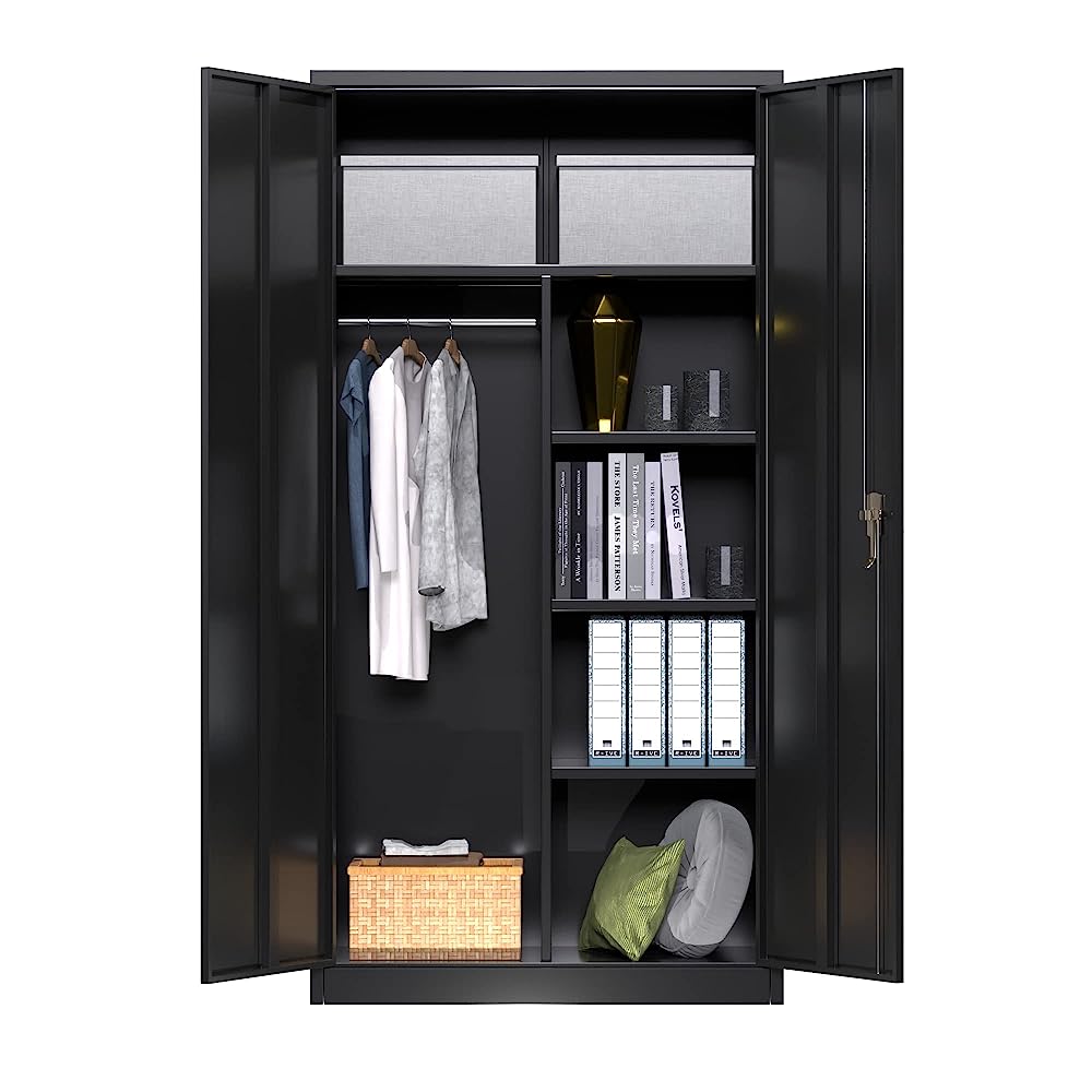 Handle combination cabinet black