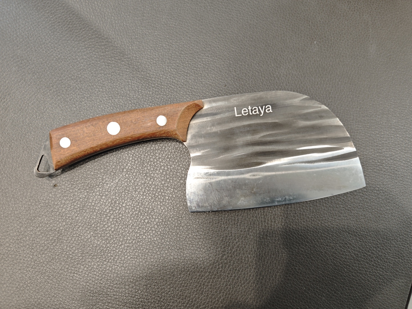 Letaya meat cleaver knife,stainless steel professional butcher chopper for home kitchen and restaurant