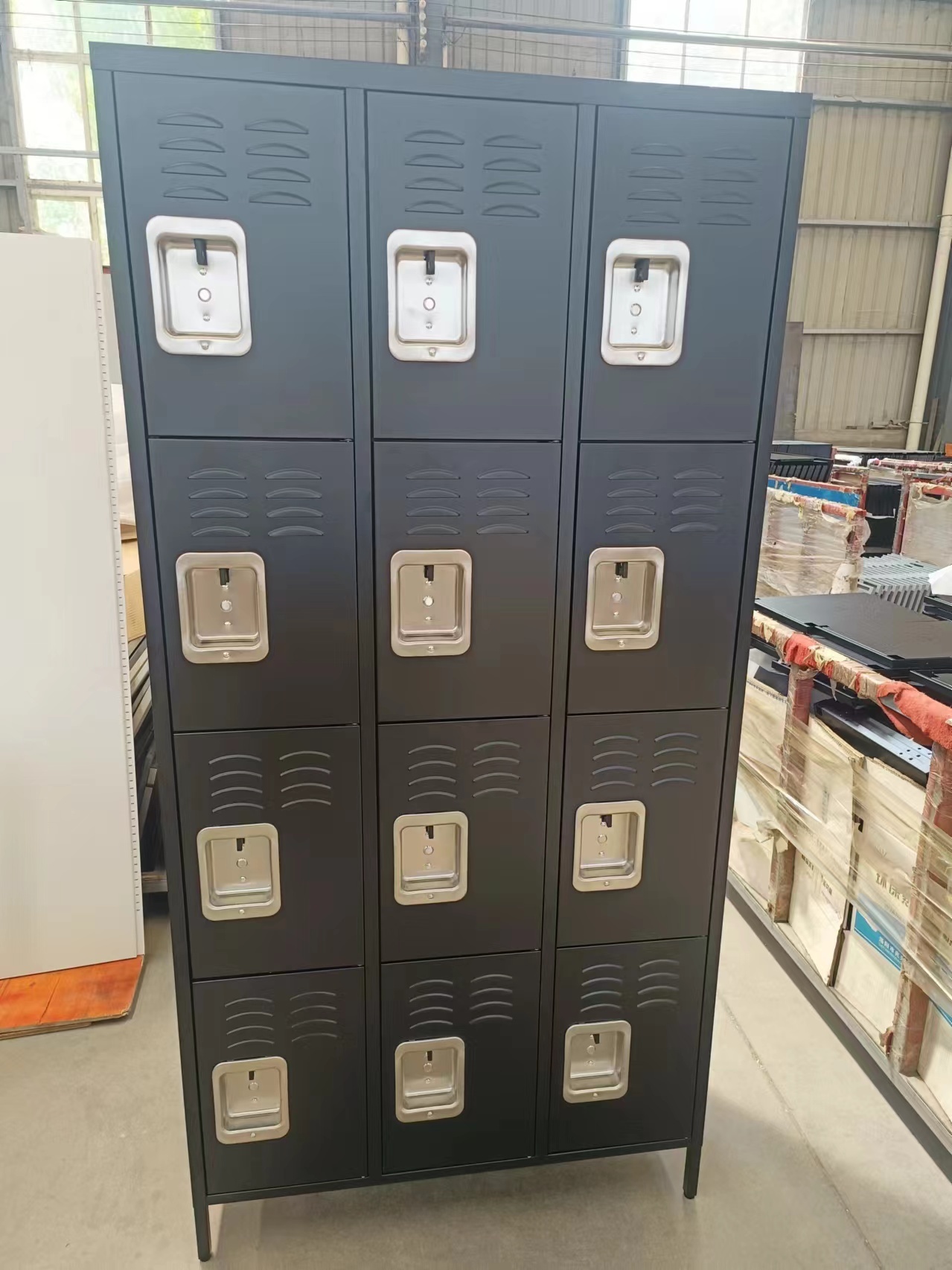 Twelve closet doors