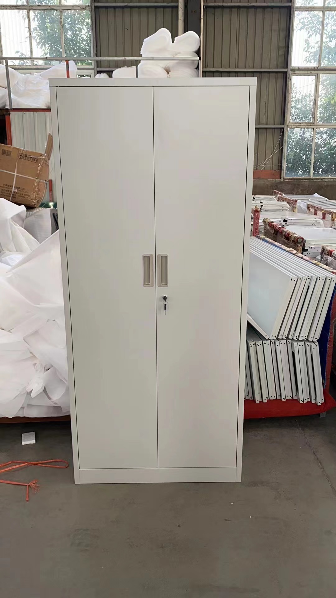 MF Plastic clasp 5-storey storage cabinet Grey