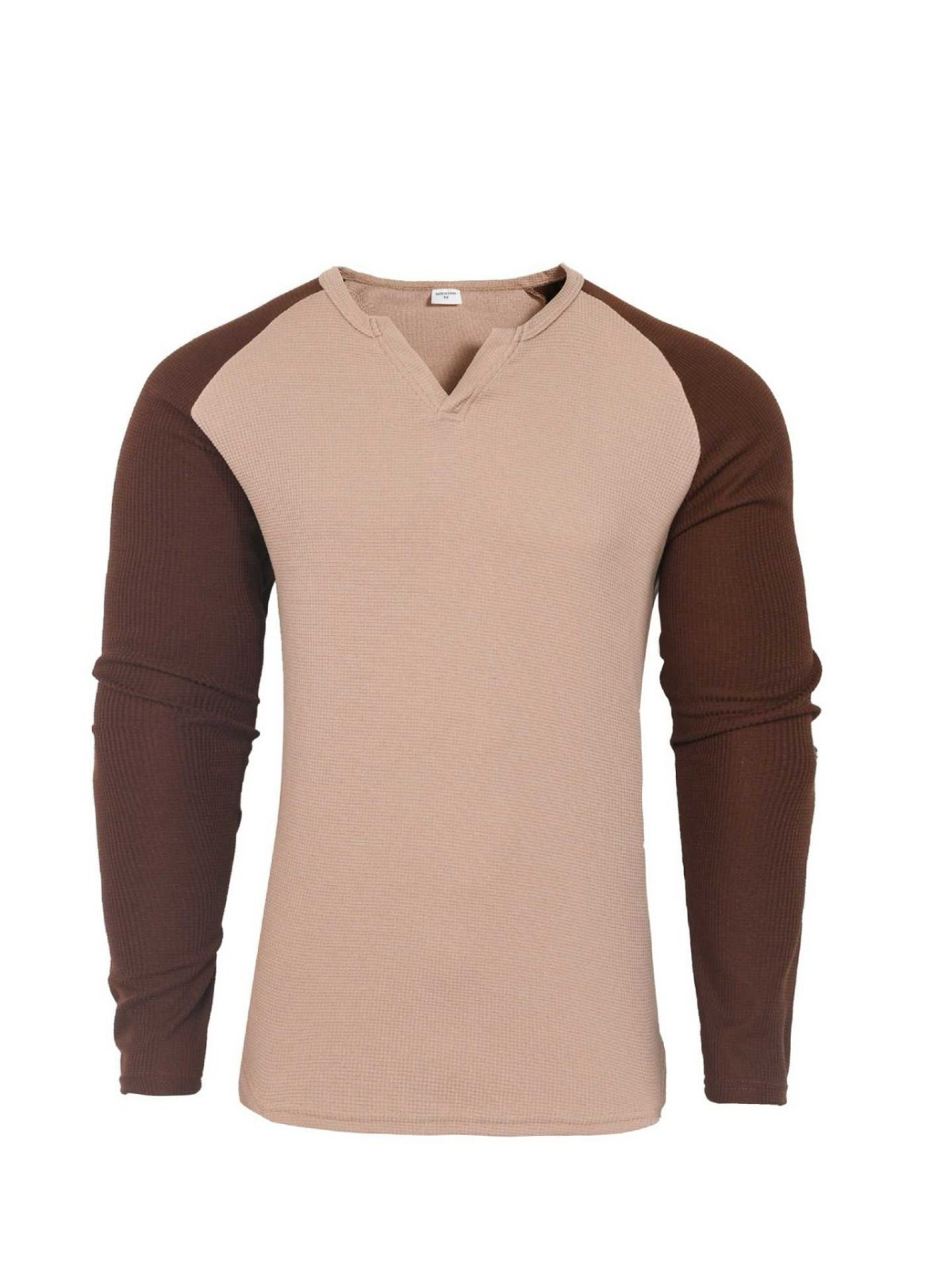 Men's Casual Outdoor Slim Fit Base Layer Raglan Top