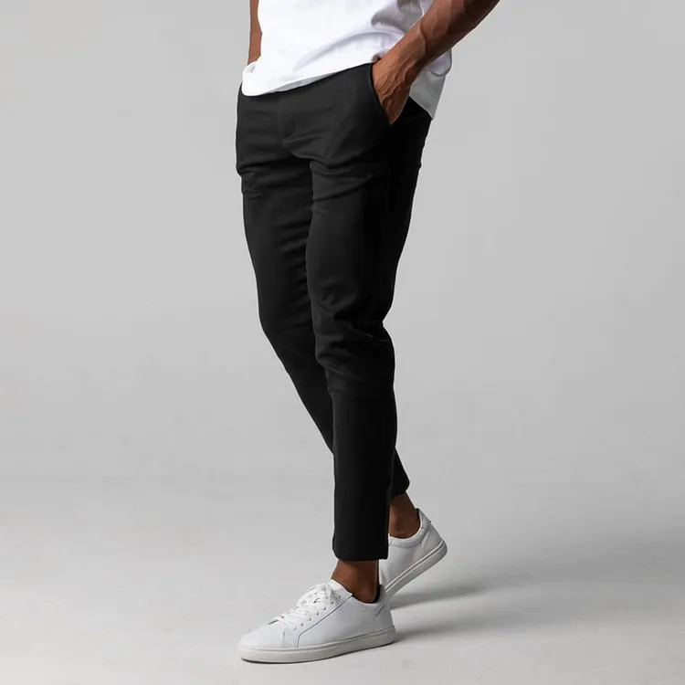 ACTIVE CHINOS - BLACK