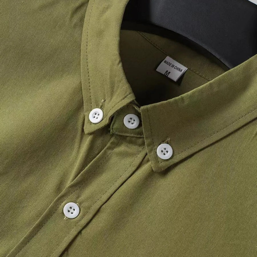 Men’s oxford work shirt – long sleeve button down