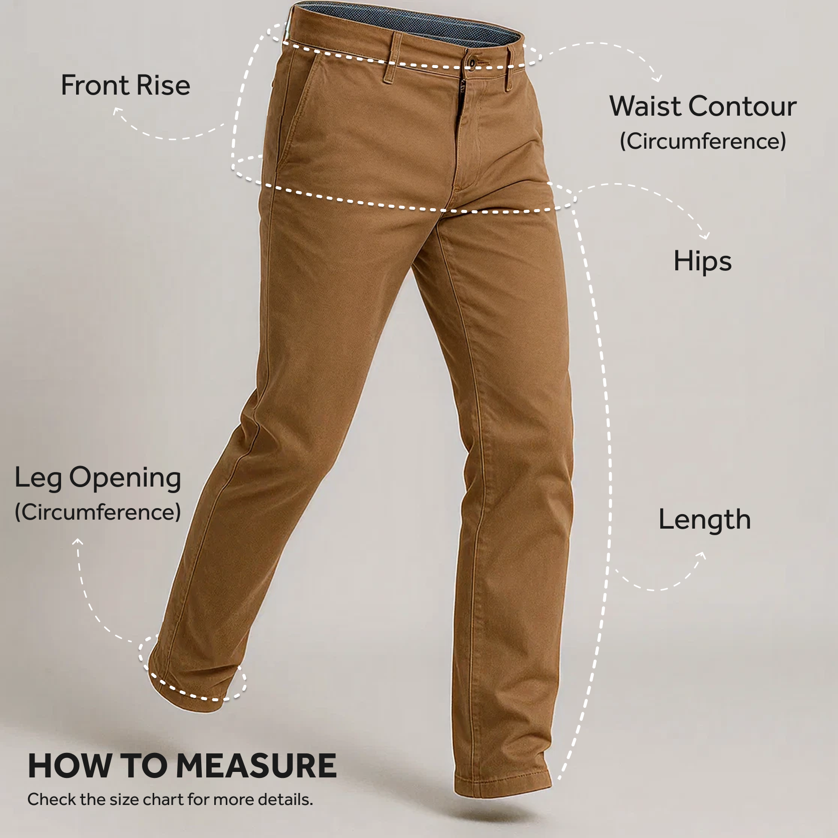 Feel Good Light Khaki Chinos