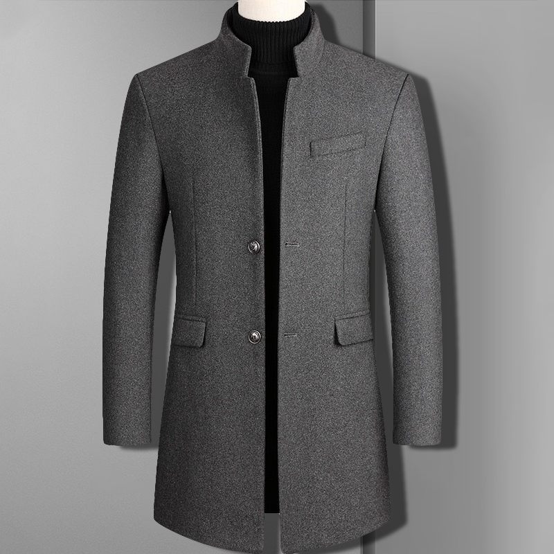 Noble Wool Blend Overcoat