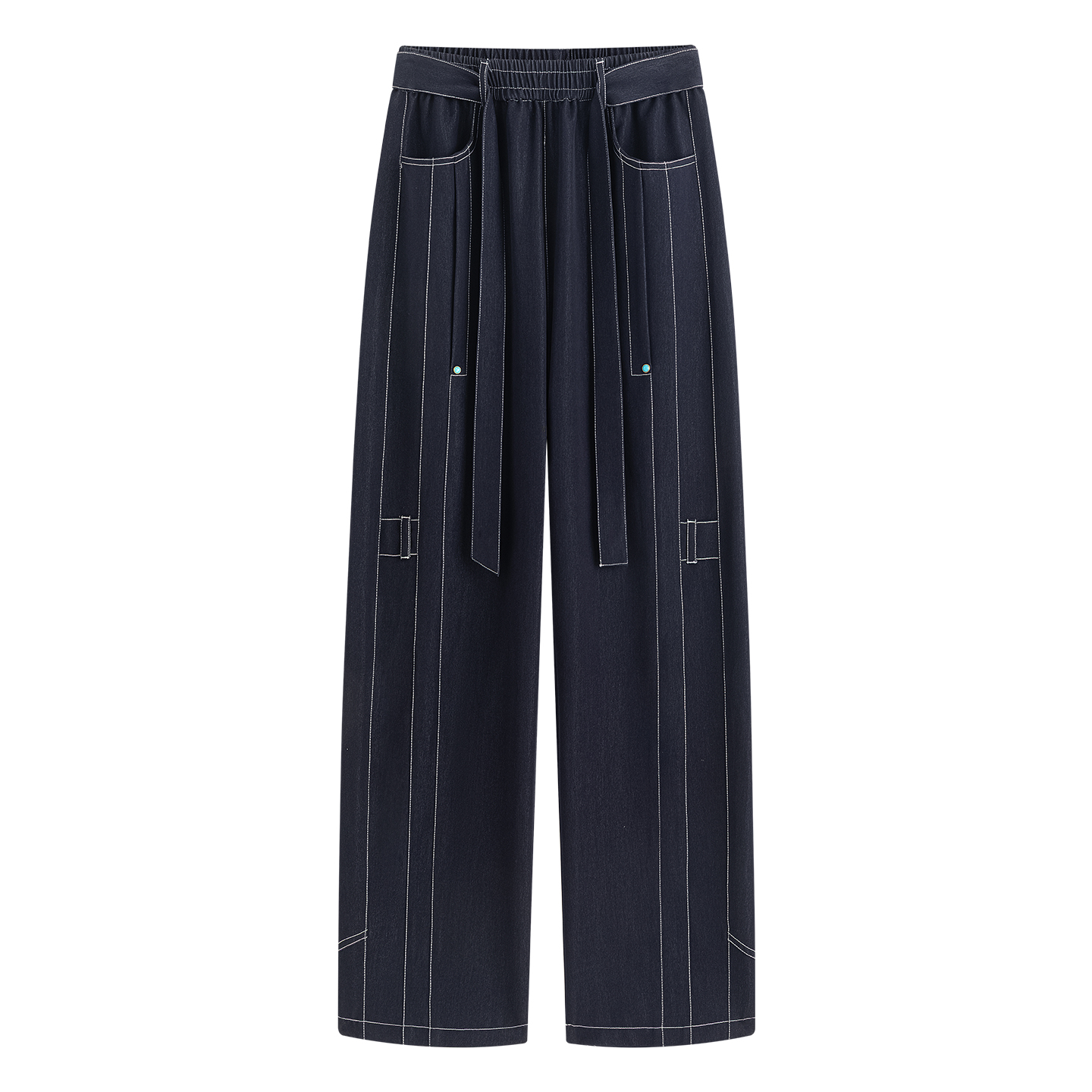 Men's Casual Pants with a Lazy Aesthetic and Line Lengthening Visuals