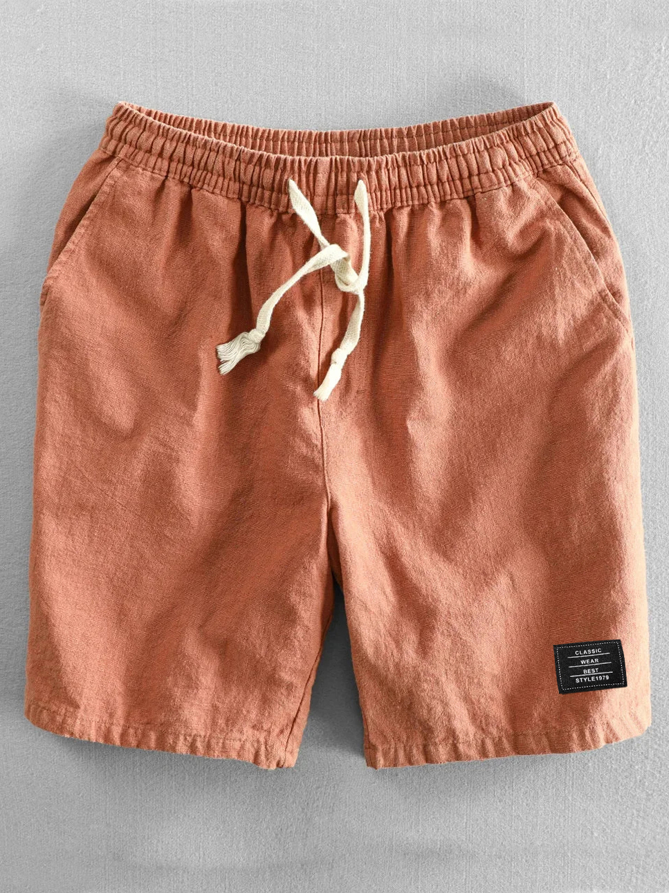 Men's Casual Cotton And Linen Versatile Daily Shorts