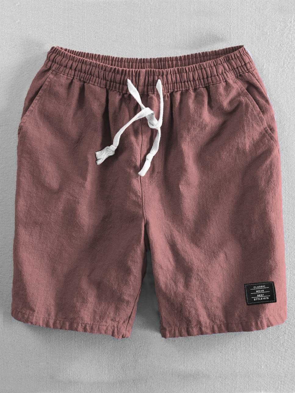 Men's Casual Cotton And Linen Versatile Daily Shorts