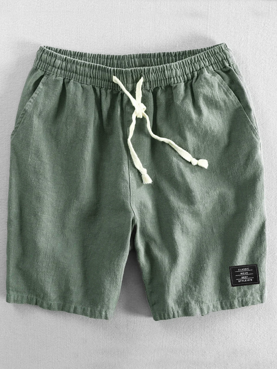 Men's Casual Cotton And Linen Versatile Daily Shorts