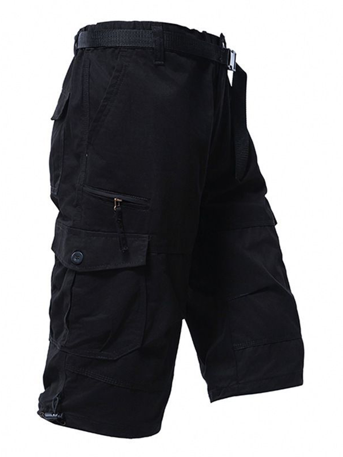 100% Cotton Multi-Pocket Cargo Shorts