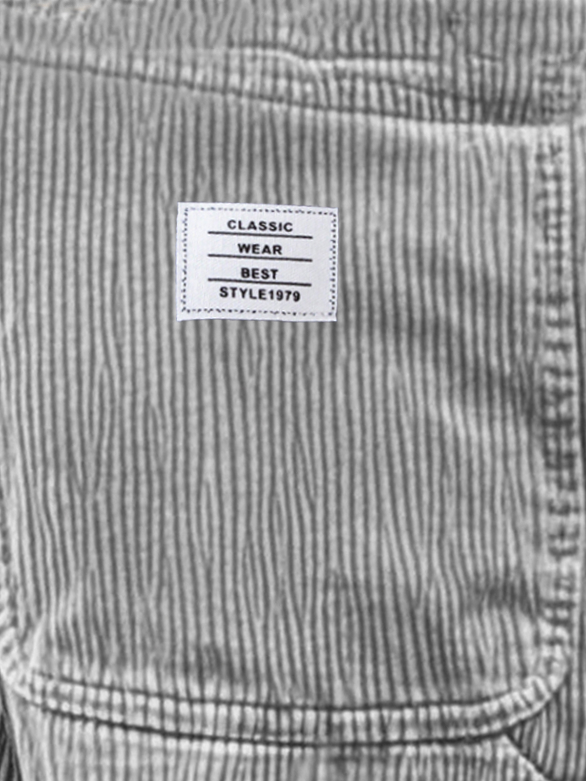 Men's Cargo Practical Multi-Pocket Corduroy With Embroidered Logo Stylish Loose Everyday Shorts