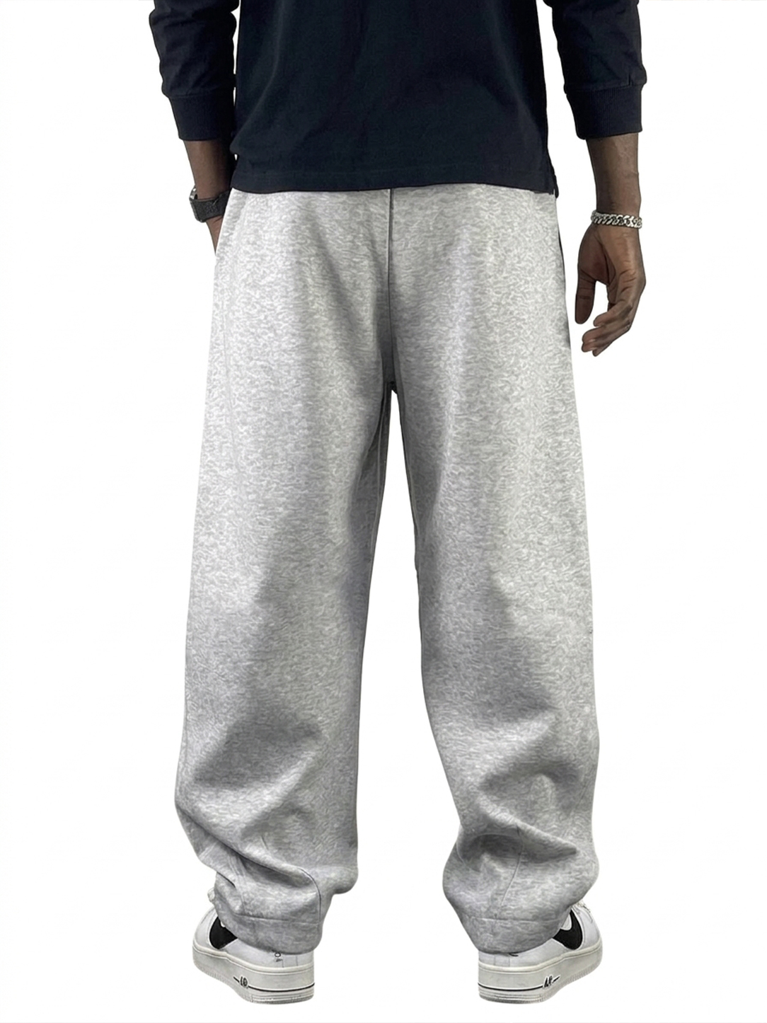 Men's Fall Comfortable Loose-Fit Curved-Leg Pants