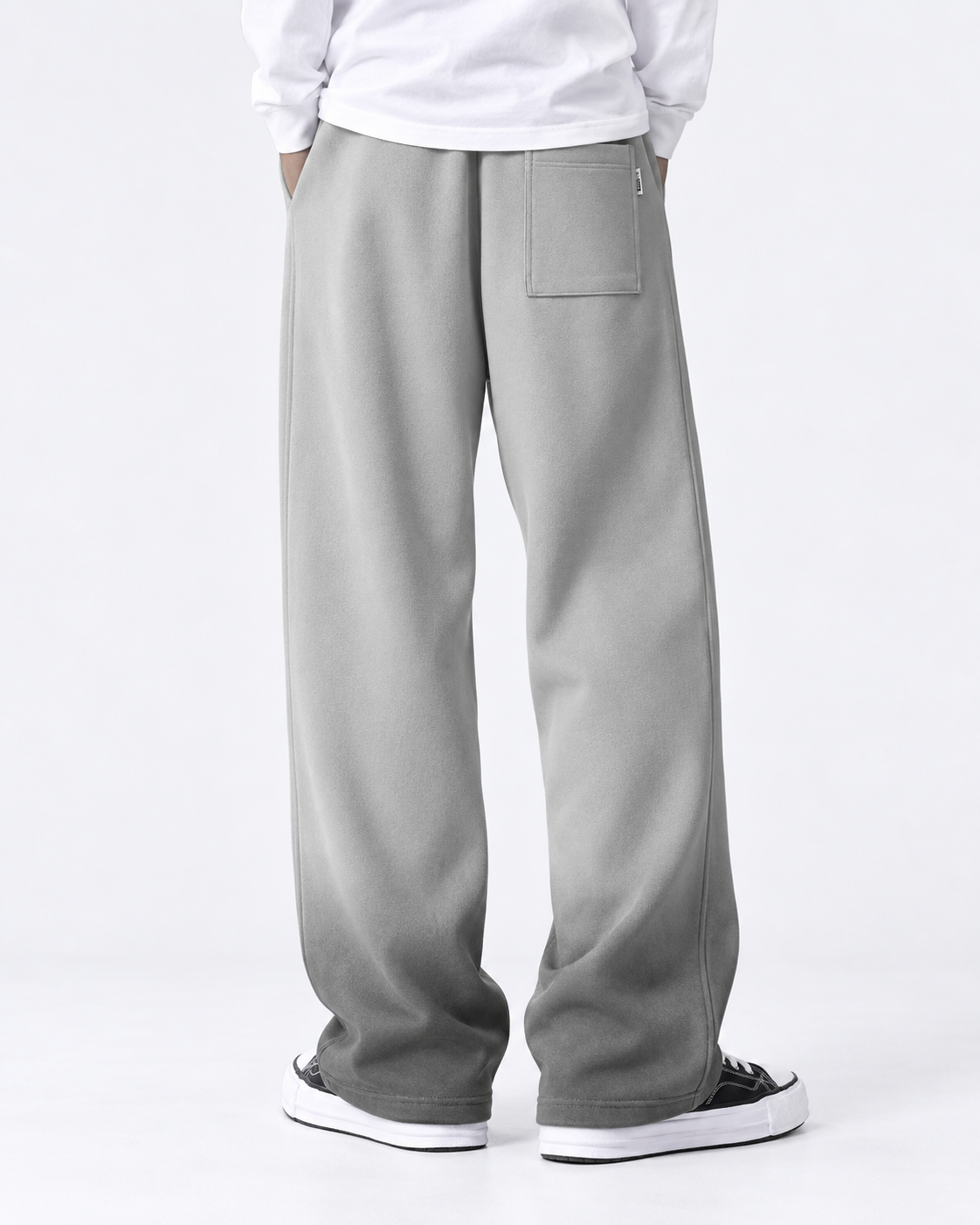 Men's Gradient Washed and Distressed Loose Casual Pants