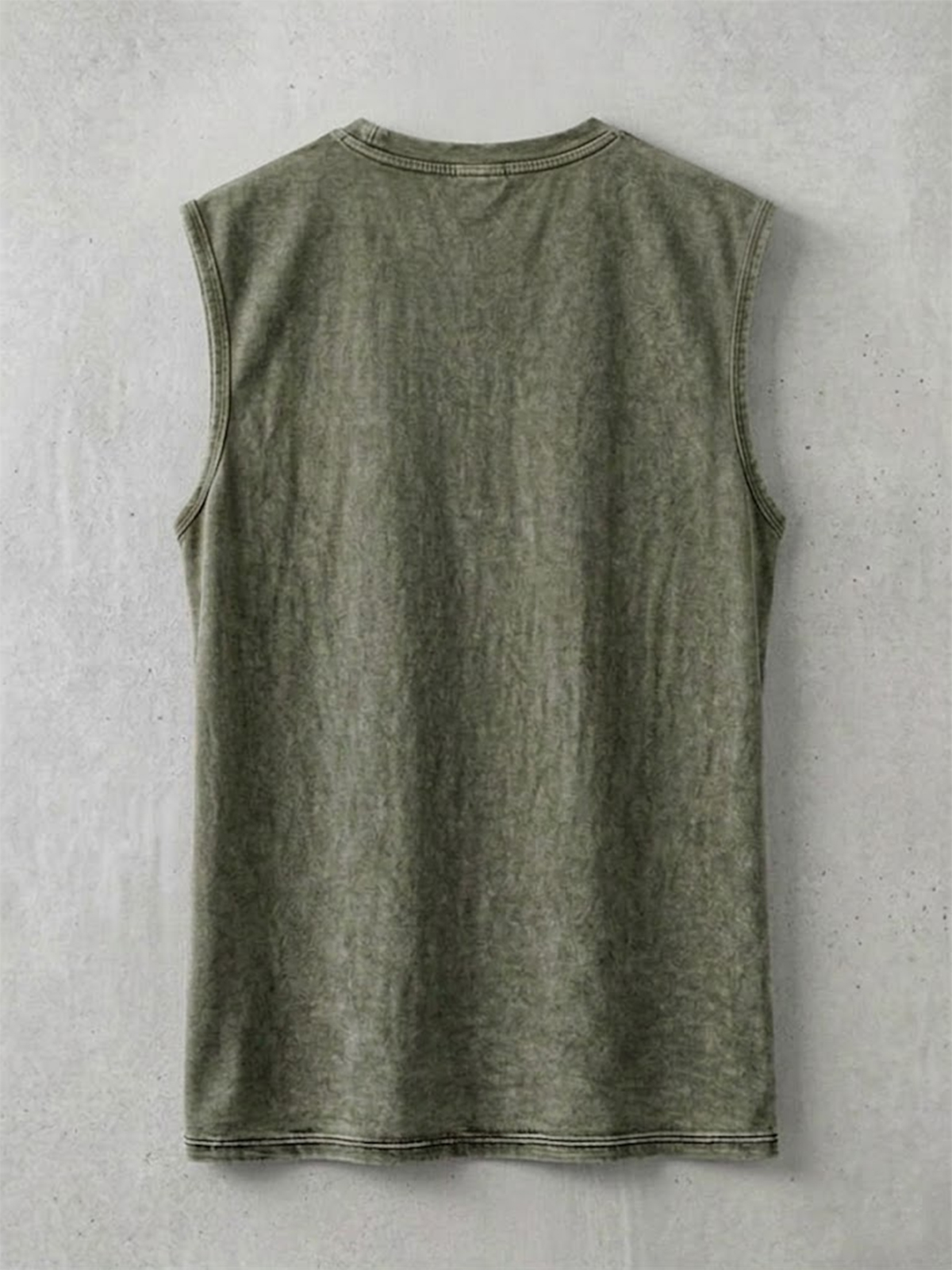 Men's Retro Solid Color Casual Crew Neck Pullover Sleeveless Vest