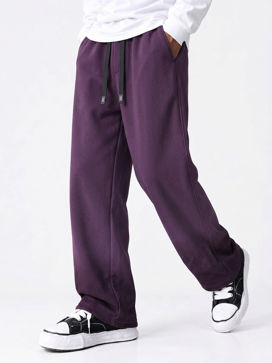 Men's Gradient Washed and Distressed Loose Casual Pants
