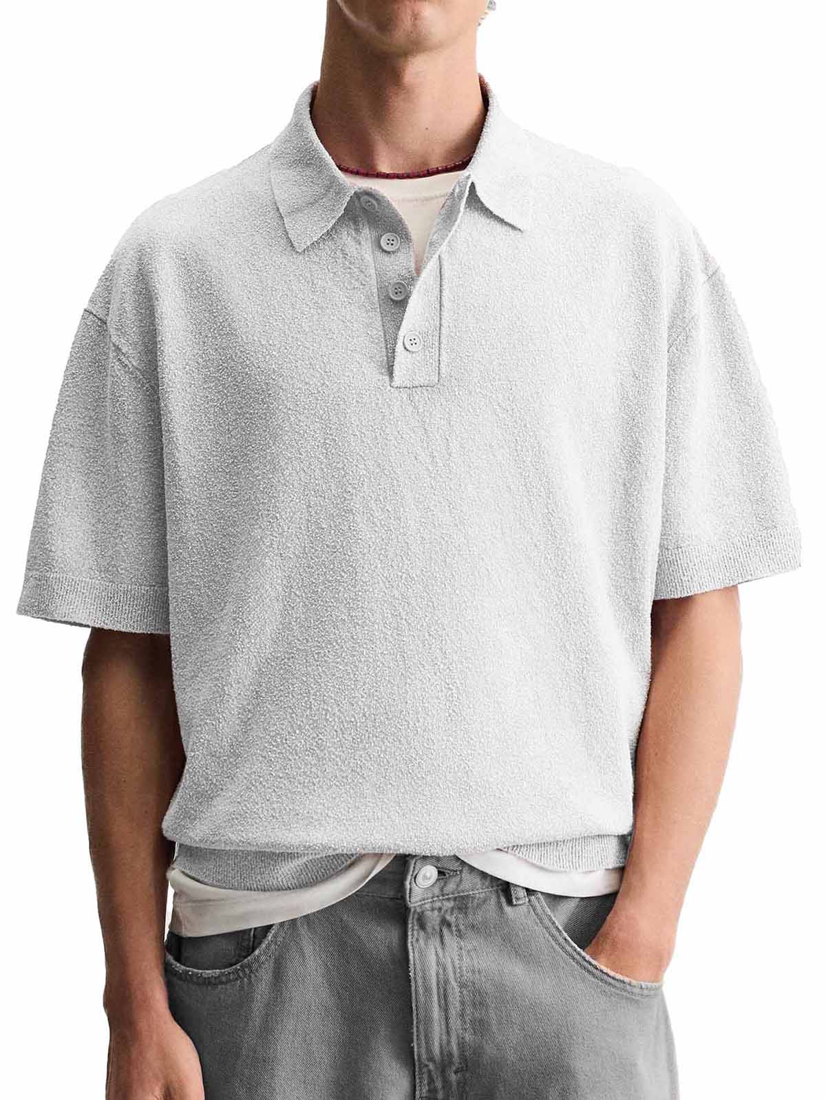 Men's Fashion Casual Lapel Short Sleeve Polo Shirt