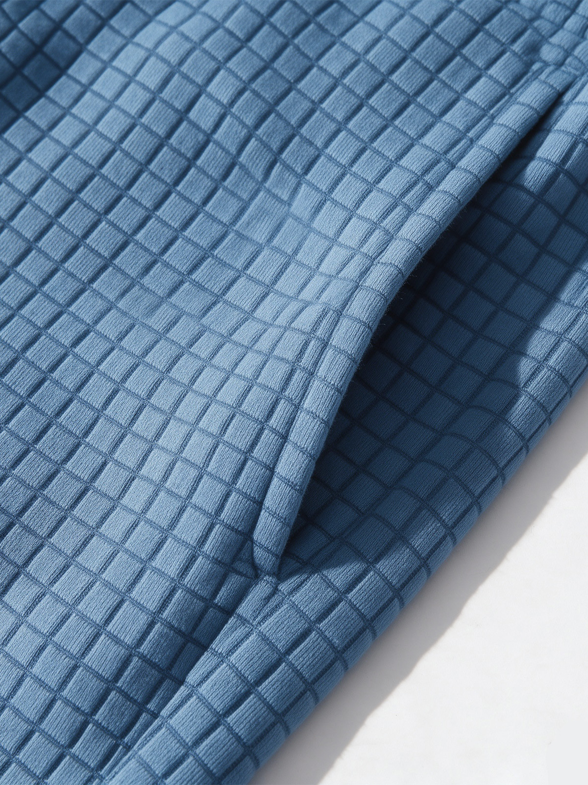 Men's Textured Grid Relaxed Sweatpants