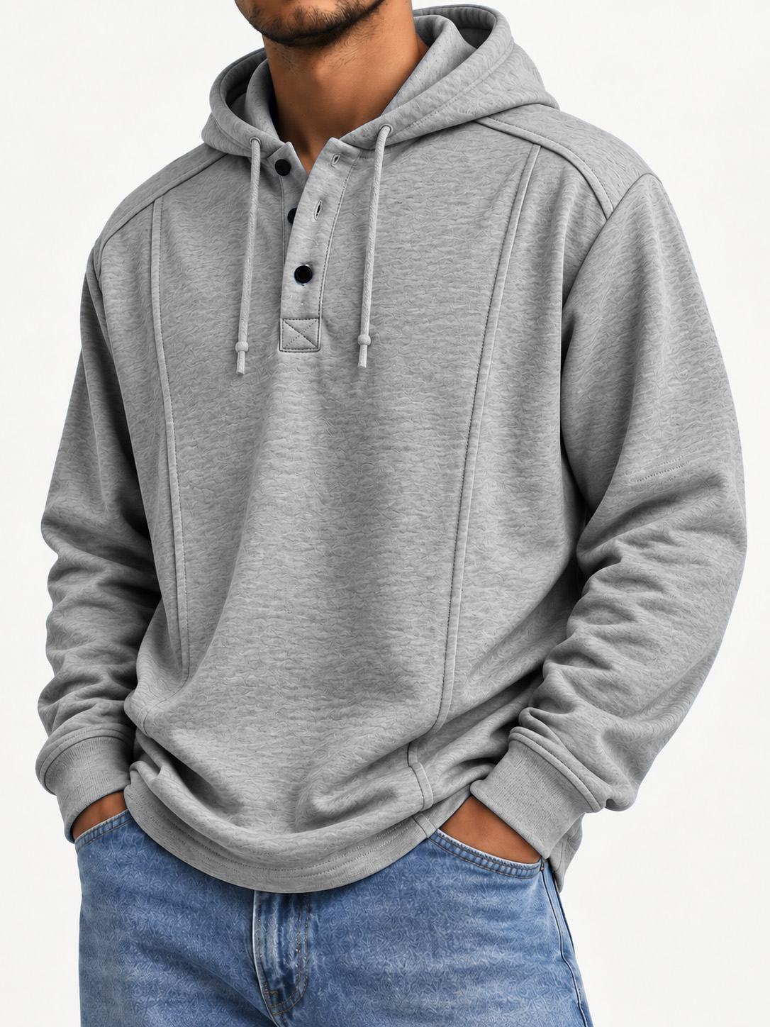 Men's Casual Athletic Long-Sleeve Hoodie